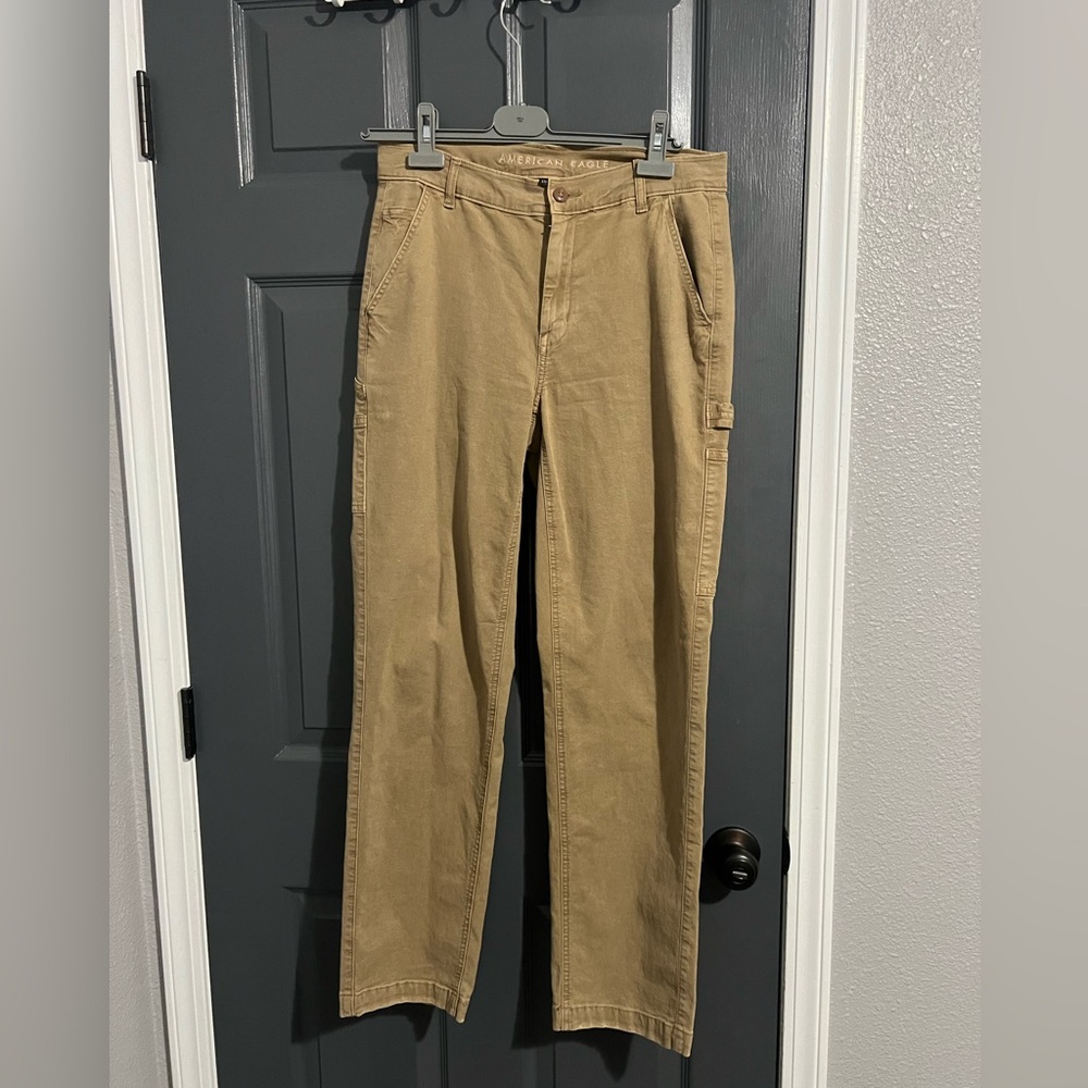 American eagle khaki denim stretch jeans